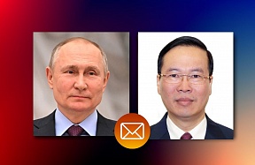 Президент России В.В.Путин поздравил Во Ван Тхыонга с избранием на пост Президента Социалистической Республики Вьетнам